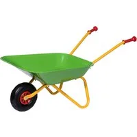 rolly toys® Schubkarre rollyMetallschubkarre, grün/gelb, für Kinder, Made in Europe