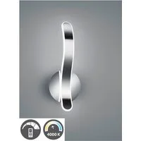Reality Leuchten LED Wandleuchte Parma, Dimmfunktion, mehrere Helligkeitsstufen, LED fest integriert, Neutralweiß, Wandlampe mit indirekter Beleuchtung, neutralweiß 4000K, 11W dimmbar