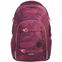 coocazoo Schulranzen Schulrucksack MATE Berry Bubbles (1 Stück), ergonomisch, reflektiert, Körpergröße: 135 - 180 cm