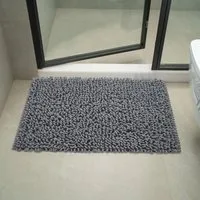 K-HOME Badematte SLING, Badvorleger, Badezimmer Teppich, sehr weiche dichte Fasern, schnell trocknend, fusselfreier Badteppich