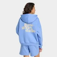 adidas Sportswear Sweatshirt W 3SS FL HD2 Print - Hoodie, lockere Passform