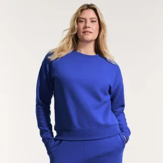 Sweatshirt SERIOUS SWEATS für Damen, Damen, size: regular, Blau, Elasthan/Baumwoll-Mischung/Polyester-Mischung, by Lands' End