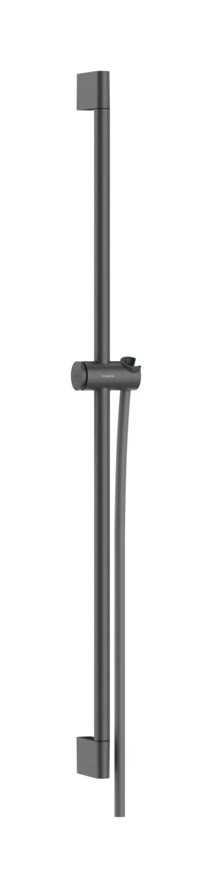 Hansgrohe Brausestange Unica/Pulsify 900mm mit Push Schieber Brushed Black Chrome,24401340 24401340