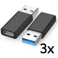 TradeNation USB Adapter Stecker USB C OTG Ladeadapter Konverter USB A auf USB C Smartphone-Adapter USB 3.0 Typ A zu USB-C, Plug and Play OTG USB 3.0
