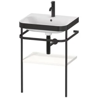 Duravit Happy D.2 Plus c-bonded Set mit Metallkonsole Weiß Supermatt 575x490x850 mm - HP4735O8484 HP4735O8484
