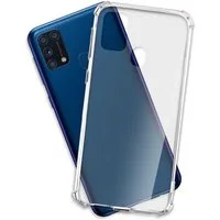 mtb more energy Smartphone-Hülle Clear Armor Case für Samsung Galaxy M31, Transparente TPU Schutzhülle Case Backcover mit Anti-Shock Verstärkung