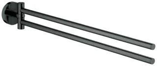 GROHE Handtuchhalter Essentials 40371 2-armig 450mm hard graphite, 40371A01 40371A01