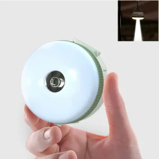 WARSUN 1002 2-in-1 LED Flashlight Camping Light 1800mAh Battery 8H Runtime COB Light with Magnetic Base Power Bank Water