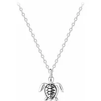 ALEXANDER YORK Kette mit Anhänger SCHILDKRÖTE, 2-tlg., 925 Sterling Silber