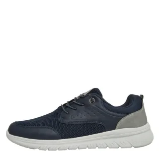 s.Oliver Red Label - Sneaker in Leder-Optik blau - Gr. - 45