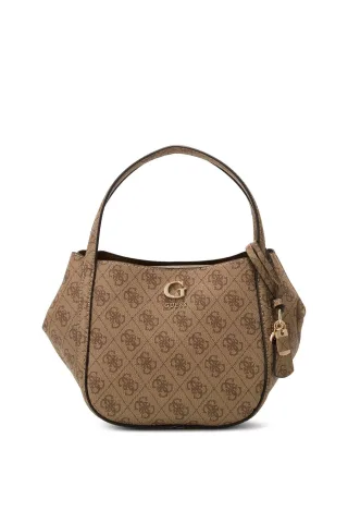 Guess Accessories - COLEEN LOGO SMALL SATCHEL LATTE LOGO