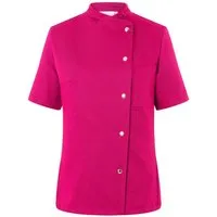 Karlowsky Fashion Kochjacke KARLOWSKY Damen Kochjacke GRETA Kurzarm Druckknöpfe Pink