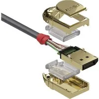 Lindy LINDY DisplayPort Anschlusskabel DisplayPort Stecker, DisplayPort Stec HDMI-Kabel, (300.00 cm)