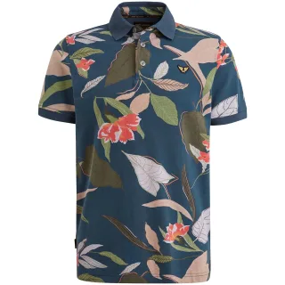 PME Legend - Short sleeve polo Printed pique salute - Gr. - L