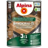 Alpina Holzöl Gartenholz-Öl 3in1 2,5 Liter