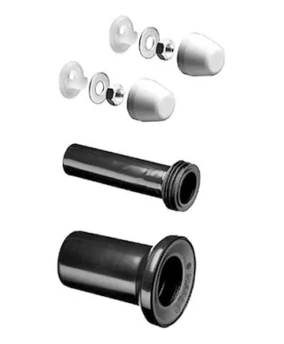 Schell WC-Zu- und Ablaufset für wandhängende WC m. Ablaufrohr 90, 030720099 030720099