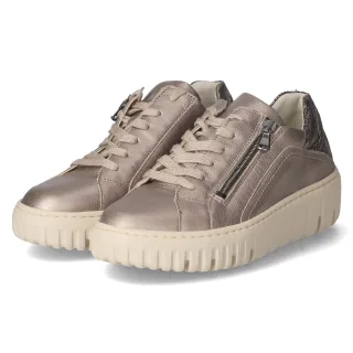 Waldläufer Low Sneaker LIVIA  Bronze - Gr. 42 -  Leder und Textil