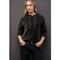 STREET ONE Kapuzenpullover aus softer Federgarn-Qualität