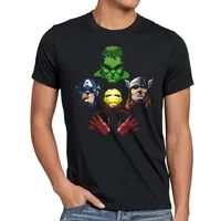 style3 T-Shirt Fab 4 captain infinity iron man stark hulk america avengers