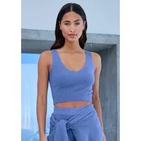 Copenhagen Studios Stricktop aus hochwertigem Rippstrick, Loungewear
