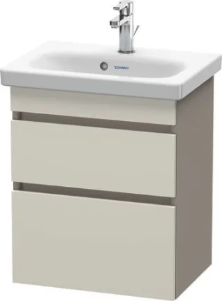 Duravit DuraStyle Waschtischunterbau wandhängend Taupe & Basalt Matt 500x368x610 mm - DS640309143 DS640309143