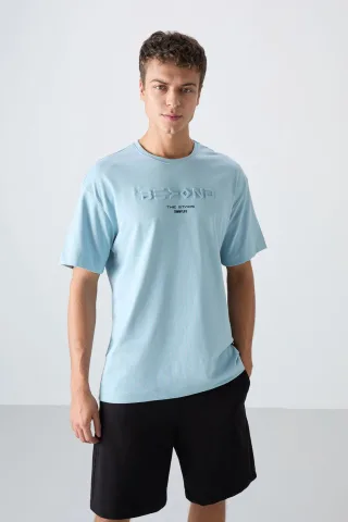 Übergröße Baumwoll-Polyester Logo T-Shirt