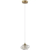 Lindby Hängeleuchte Piatra, Glas Creme IP20, 1 x 8 W LED