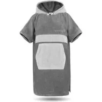 normani Badeponcho Bademantel Surfer Poncho, Midilänge, Baumwolle, Kapuze, Schlupf, Badeponcho aus 100 % saugstarker Baumwolle