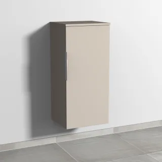 Sanipa 3way Mittelschrank mit 1 Tür, Kaschmir-Matt, UP1231U UP1231U