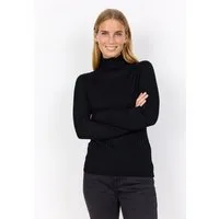 soyaconcept Rollkragenpullover SC-DOLLIE 483 Viskosemischung, Rippstrick, Rollkragen