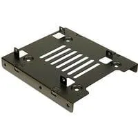 Einbaurahmen 3,5" auf 2x 2,5" schwarz