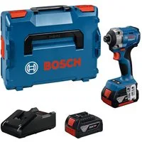 Bosch Professional Akku-Drehschlagschrauber »GDR 18V-215«, Inkl. 2x Akku GBA 18V 4,0Ah, in L-BOXX 136