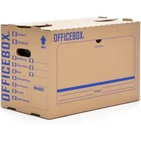 KK Verpackungen Aufbewahrungsbox (Spar-Set, 20 St., 20er-Set), Officebox - Umzugskarton Archivkarton Ordnerkarton Aktenkarton Braun