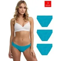 Tazzio Slip 3er-Pack Damen Slip F941 (Packung, 3-St., 3er-Pack) Nahtlose Verarbeitung - keine sichtbaren Linien unterm Outfit