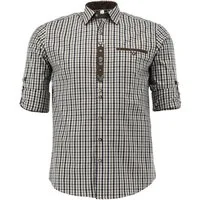 Orbis Textil GmbH & Co. KG Trachtenhemd Trachtenhemd - HENDRIK - schwarz