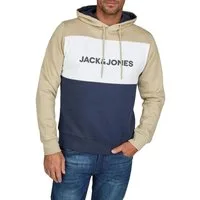 Jack & Jones Kapuzenpullover Herren Hoodie JWHLOGO BLOCKING Regular Fit Sweatshirt mir Kängurutasche