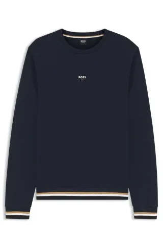 BOSS Menswear Black - Iconic Sweatshirt Dark Blue - Gr. - XXL