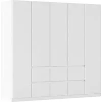 rauch Drehtürenschrank Schrank Garderobe MAINZ Breiten 91/136/181/226/271/315/360, Höhe 210cm (3 verschiedene Ausstattungen BASIC/CLASSIC/PREMIUM (inkl. SOFT-CLOSE) grifflose Front, Außentüren mit Push-to-Open Funktion MADE IN GERMANY