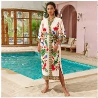 MOPUEA Strandkleid Strandkleid Bikini-Überwurf Strandponcho Strandtunika Bikini Cover Up (Set, 1-tlg) Vielseitige Einsatzmöglichkeiten & ideales Geschenk