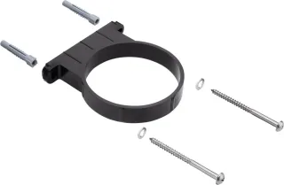 Hansgrohe Halteelement Axor schwarz mit Befestigungsteile, 40215610 40215610