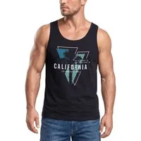 Neverless Tanktop Herren Tank-Top California Los Angeles Surfing Motiv Sommer Fashion mit Print