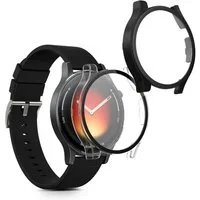 kwmobile Smartwatch-Hülle 2x Glas Hülle für Xiaomi Watch 5, Schutzhülle Fullbody Fitnesstracker Case Set aus Glas