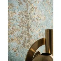 Newroom Vliestapete Jelmira Grau Tapete Vliestapete Blumen, Floral, Blumenranke, strukturiert, Mustertapete