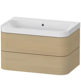 Duravit Happy D.2 Plus c-shaped Set wandhängend Mediterrane Eiche Matt 775x490x480 mm - HP4347N7171 HP4347N7171