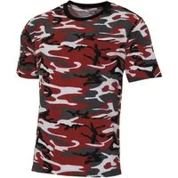 MFH T-Shirt MFH US T-Shirt, "Streetstyle", 140-145 g/m², camo (1-tlg)