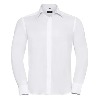 Russell Collection - "Ultimate" Hemd Bügelfrei für Herren Langärmlig ()
