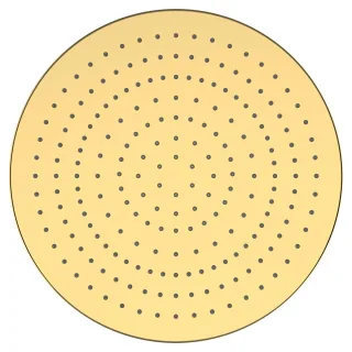 LAUFEN Kopfbrause Ø300mm, PVD Gold Rund Ohne Brausenarm H3679810012321