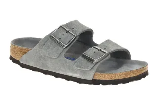 Birkenstock 1030912 BS Arizona Damenschuhe Grau Basalt Tonal - Bequeme Pantol...