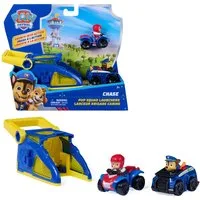 Spin Master Spielzeug-Auto PAW Patrol – Pup Squad Launcher mit Chase und Ryder Fahrzeugen
