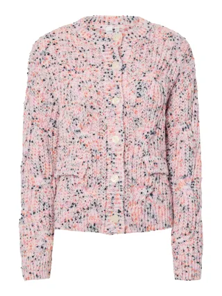 Y.A.S - YASCONFETTI LS KNIT CARDIGAN Ballerina - Gr. - XL